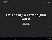 Tablet Screenshot of aperto.de